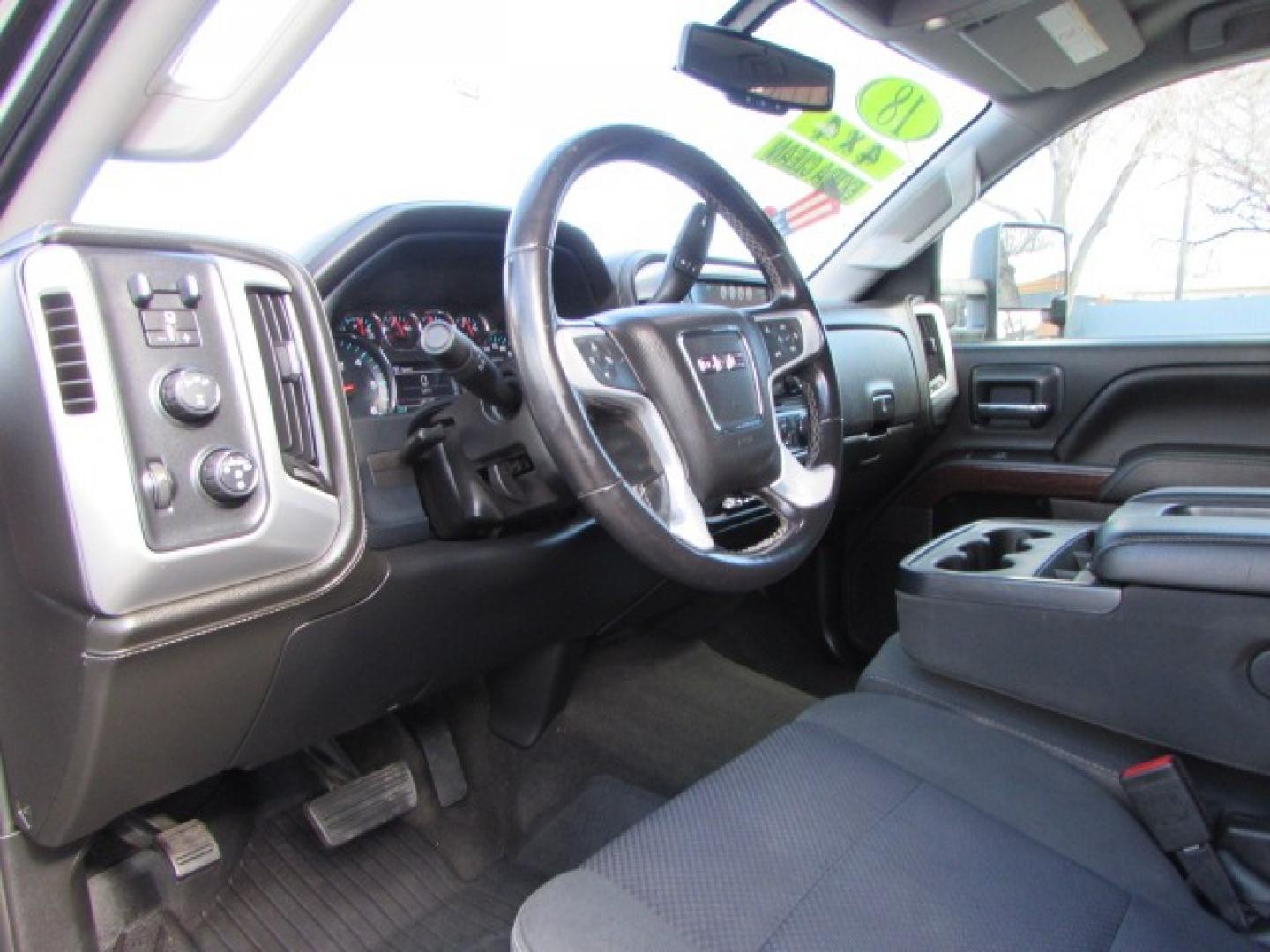 2018 Dark Mahogany /Gray GMC Sierra 2500HD SLE (1GT12SEG7JF) with an 6.0 Gasoline V8 engine, Heavy Duty 6 speed automatic transmission, located at 4562 State Avenue, Billings, MT, 59101, (406) 896-9833, 45.769516, -108.526772 - Photo#10